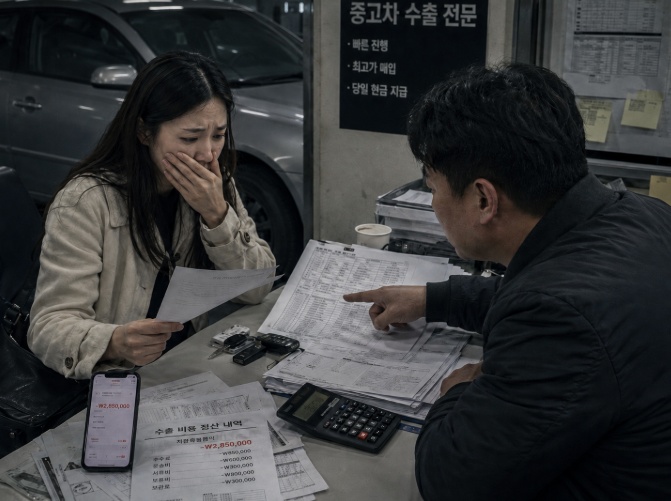 중고차수출사기주의